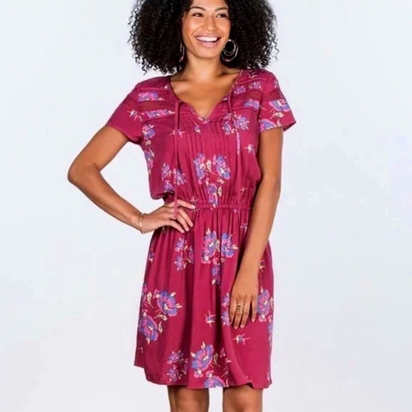 Matilda Jane Dresses & Skirts - EUC Matilda Jane Floral Mama Peasant Stretch Waist Dress Size XL